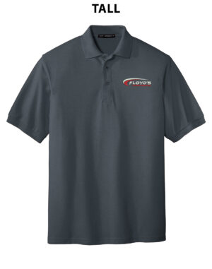 39. Floyd’s Truck Center Company Store TALL Port Authority Silk Touch Polo-Steel Grey