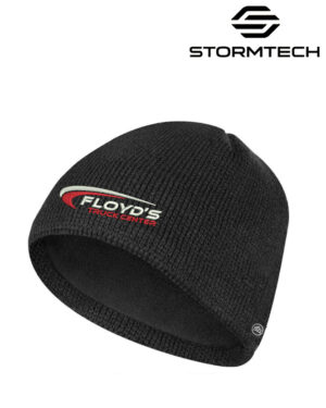 62. Floyd’s Truck Center Company Store Stormtech Helix Knitted Fleece Beanie-Black