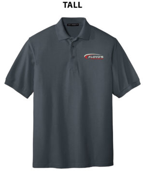 30. Floyd’s Truck Center Company Store TALL Port Authority Silk Touch Polo-Steel Grey