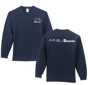 07. IPG-Genesis Systems Long Sleeve T-Shirt with Pocket-Navy
