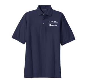 13. IPG-Genesis Systems Heavyweight Cotton Pique Polo-Navy