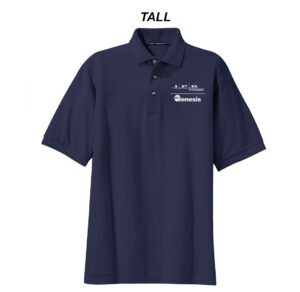 14. IPG-Genesis Systems TALL Heavyweight Cotton Pique Polo-Navy