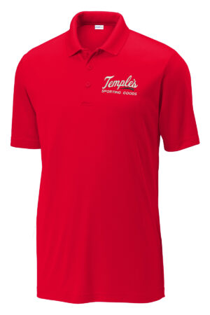 Temples Sport Tek PosiCharge Competitor Polo-Red