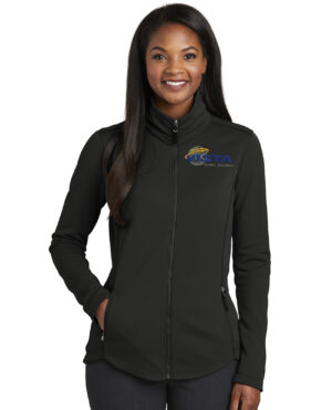 Vista Global Solutions Port Authority Ladies Smooth Fleece Jacket-Deep Black