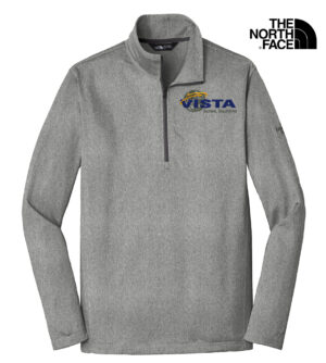 Vista Global Solutions The North Face Tech 1/4 Zip Fleece-Asphalt Grey Heather