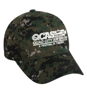 QCAS Digital Camo pro-twill adjustable cap-Olive
