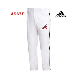 10. QC Area Knights adidas Icon Pro OHP Baseball Pant with Piping-White/Black