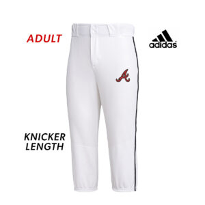 12. QC Area Knights Icon Pro Piped Knicker Length Pant-White/Black