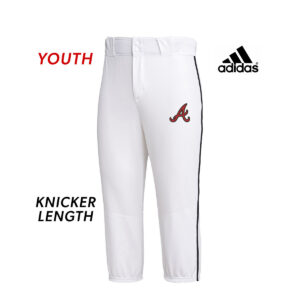 13. QC Area Knights Icon Pro Piped Knicker Length Pant-White/Black