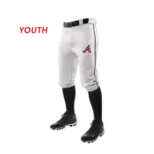 17. QC Area Knights YOUTH Champro 14 oz. Knicker Pant with Braid-White/Black
