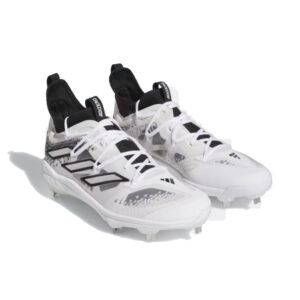Clinton Baseball Playeream Adidas Adizero Afterburner 9 NWV metal baseball shoes/Cleats Core Black /Silver/white