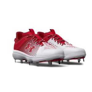 Clinton Baseball Playeream Under Armour UA Yard Low baseball cleats/shoes Red/white