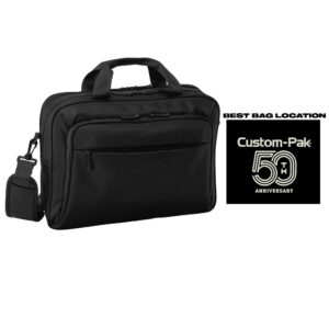 Custom Pak 50 Anniversary Employee Port Authority Exec Briefcase-Black