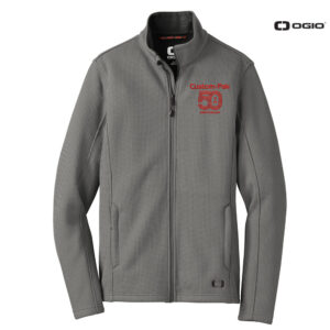 Custom Pak 50 Anniversary Employee OGIO Men Grit Fleece Jacket-Gear Grey