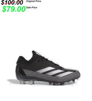 DM East Football PG Adidas ADIZERO ELECTRIC.1  Cleats/Shoes – Black/White