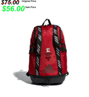DM East Football PG adidas Creator 365 Backpack-Power Red