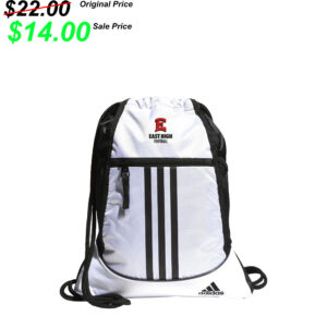 DM East Football PG adidas Alliance II Sackpack-White Black