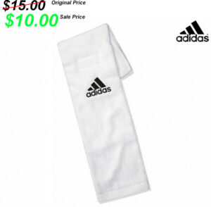 DM East Football PG Adidas WHITE football towel with hook-and-loop (QB Towel)
