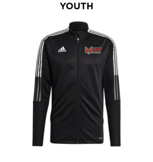 QC Heat Baseball Adidas YOUTH Tiro 21 Track Jacket – BLACK/white