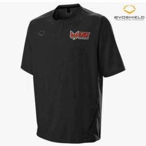 QC Heat Baseball EvoShield Adult IMPAK short sleeve BP Jacket – Black