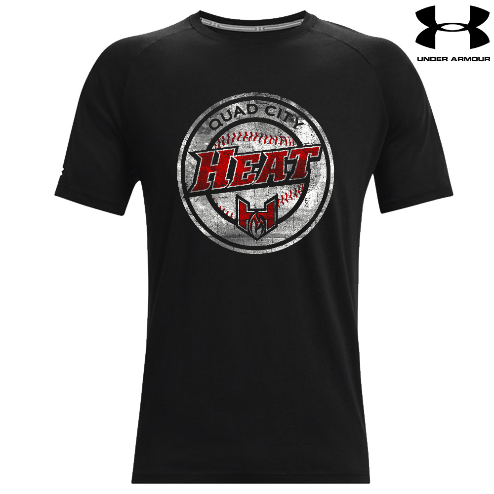 QC Heat Baseball Under Armour Athletics soft cotton blend T-shirt Men ...