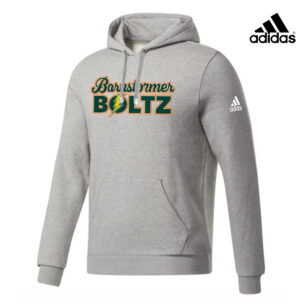 Boltz Softball Adidas Fleece Hooded Sweatshirt- MedGrey Heather