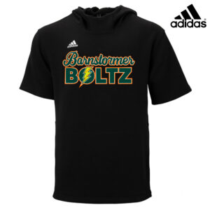 Boltz Softball Adidas ICON short sleeve hoodie – Black