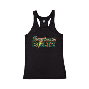 Boltz Softball Racerback Tank Top-Black