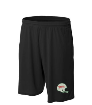 Boone Football PG Moisture Management Men’s Short with Side Pockets-Black