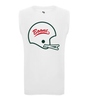 Boone Football PG Compression Sleeveless T-Shirt – White