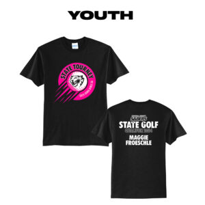 CD Golf Youth Basic Tee-Black