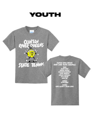 RQ State Tennis Youth Basic Tee-Athletic Heather Grey
