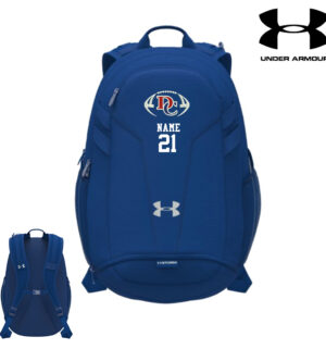 DC Football Player Coach Under Armour Hustle 5.0 Team Backpack – Royal