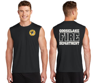 Goose Lake Fire Dept Sport-Tek Sleeveless PosiCharge Competitor Tee Men-Black