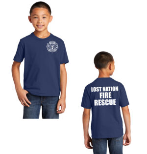 Lost Nation Fire EMS YOUTH Fan Favorite Tee-Team Navy
