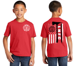 Lost Nation Fire EMS YOUTH Fan Favorite Tee-Bright Red