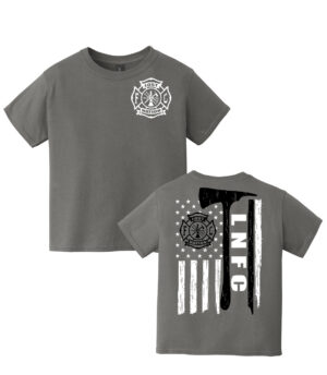 Lost Nation Fire EMS Gildan Softstyle YOUTH T-Shirt – Charcoal