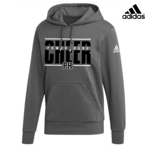 PH Cheer Unisex Adidas Fleece Hooded Sweatshirt- Team Grey Four