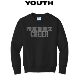 PH Cheer Youth Crewneck Sweatshirt-Black