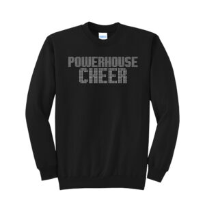 PH Cheer Unisex Core Fleece Crewneck Sweatshirt-Black