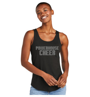 PH Cheer District Women’s Perfect Tri Relaxed Tank-Black