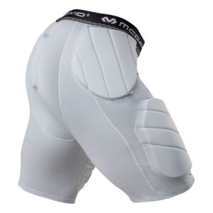 SH Football PG McDavid Rival integrated 5-pad girdle with hard shell thigh guards -Grey