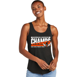 UT Girls Track Field Champs District Women’s Perfect Tri Relaxed Tank-Black