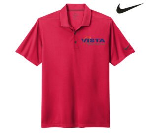 Vista Defense Technologies Nike Dri Fit Men Micro Pique 2.0 Polo-University Red