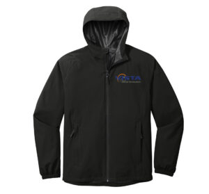 Vista Defense Technologies Men Essential Rain Jacket-Black