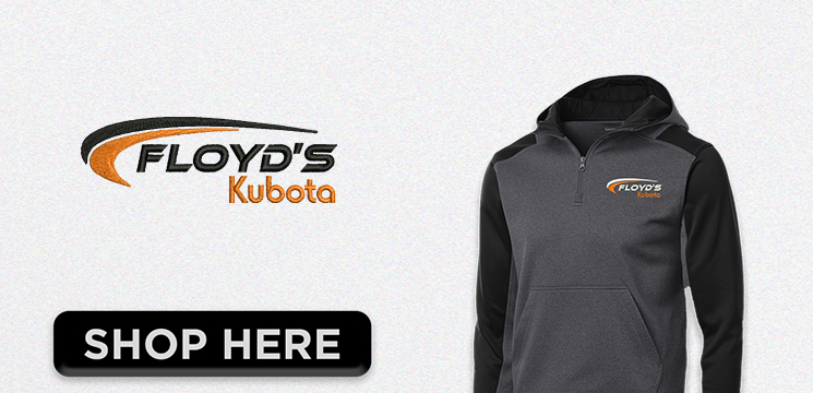 Read more about the article FLOYDS TRUCK CENTER SUMMER 2023 KUBOTA HOODIE ONLY STORE (STATIC)