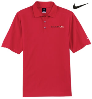 Galaxy One Nike Dry Fit Red Pique II Polo-SALES
