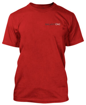 Galaxy One Staff Mens Short Sleeve T-Shirt-Red