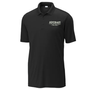 Adcraft Employee Men Sport-Tek PosiCharge Competitor Polo-Black