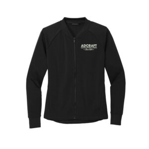 Adcraft Employee MERCER and METTLE Women’s Double-Knit Bomber-Black